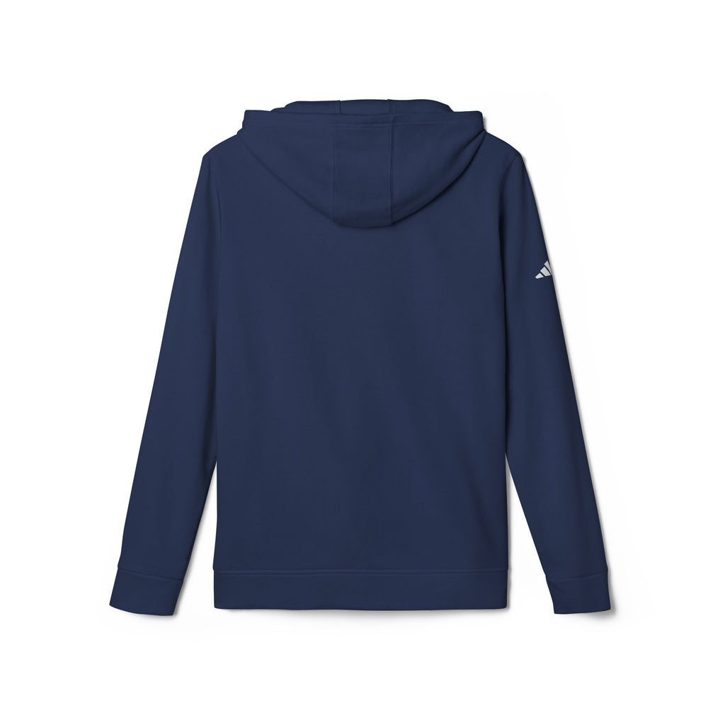 Anti Box Logo Hoodie — Minimal White Graphic Pullover