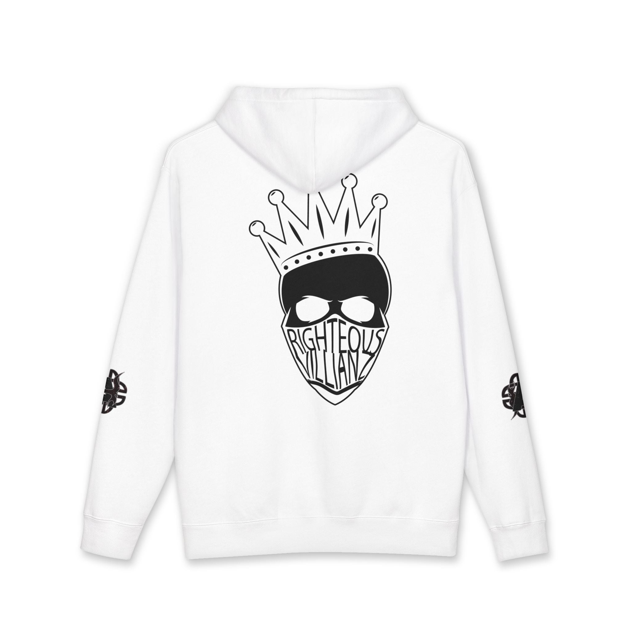 Righteous Villainz Crown Skull Hoodie