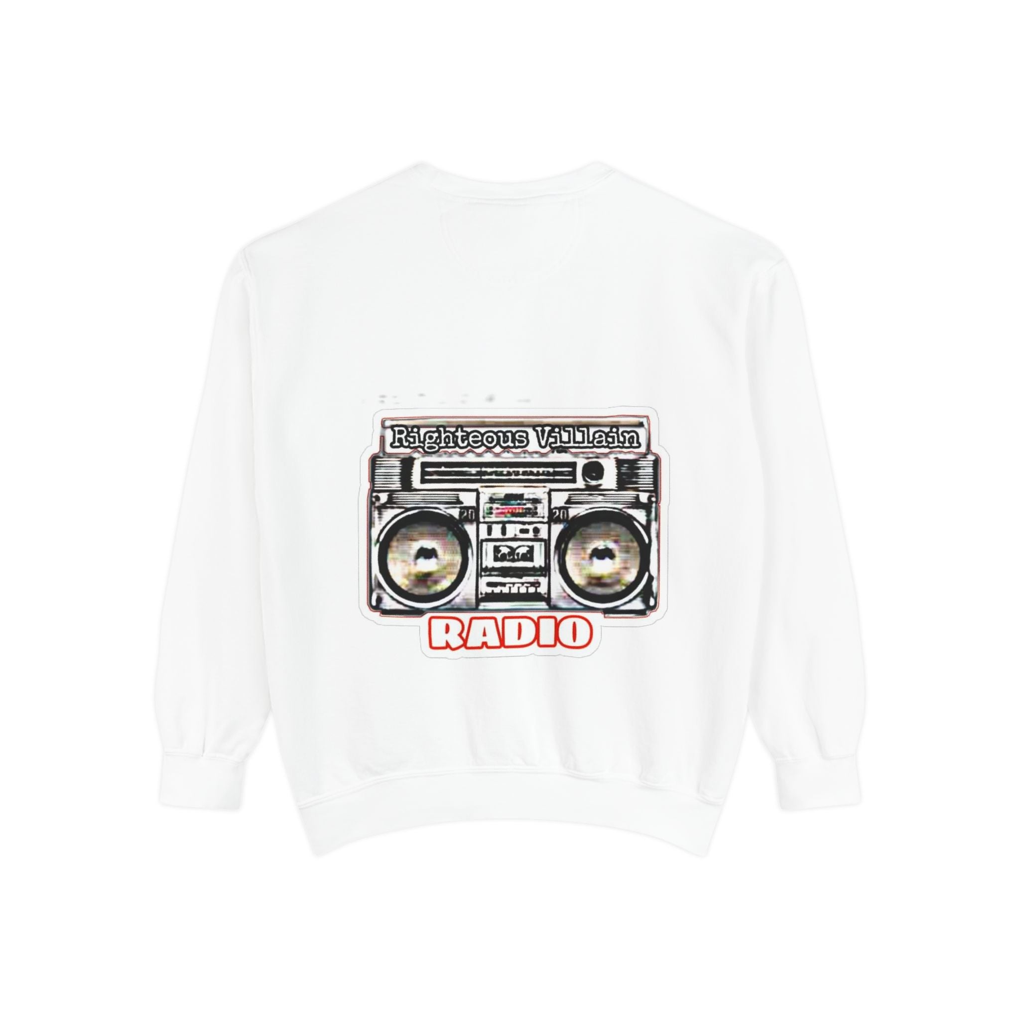 Vintage Boombox Sweatshirt — Retro Radio Graphic Pullover