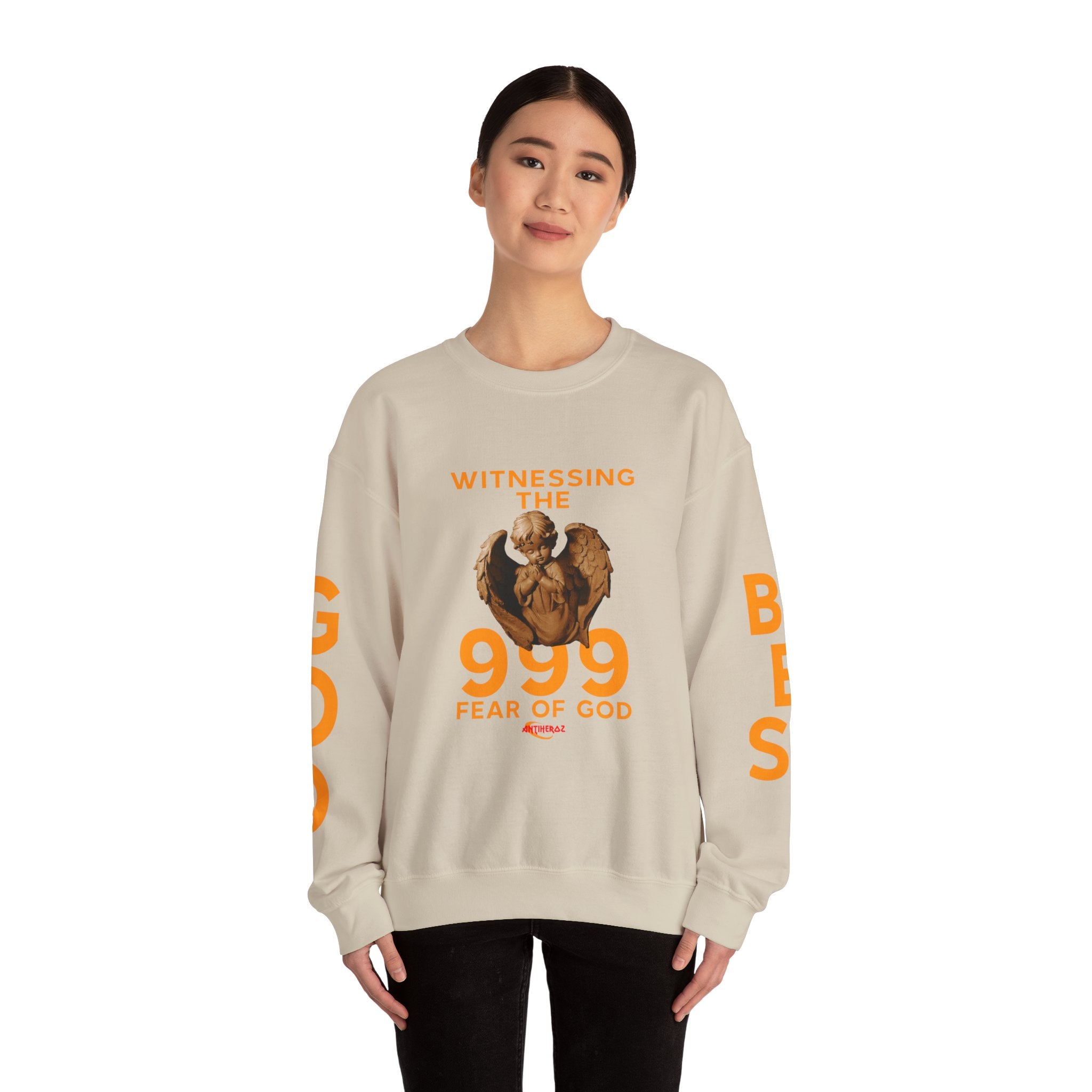 999 Antiheroz "Witness God" Crewneck Sweatshirt