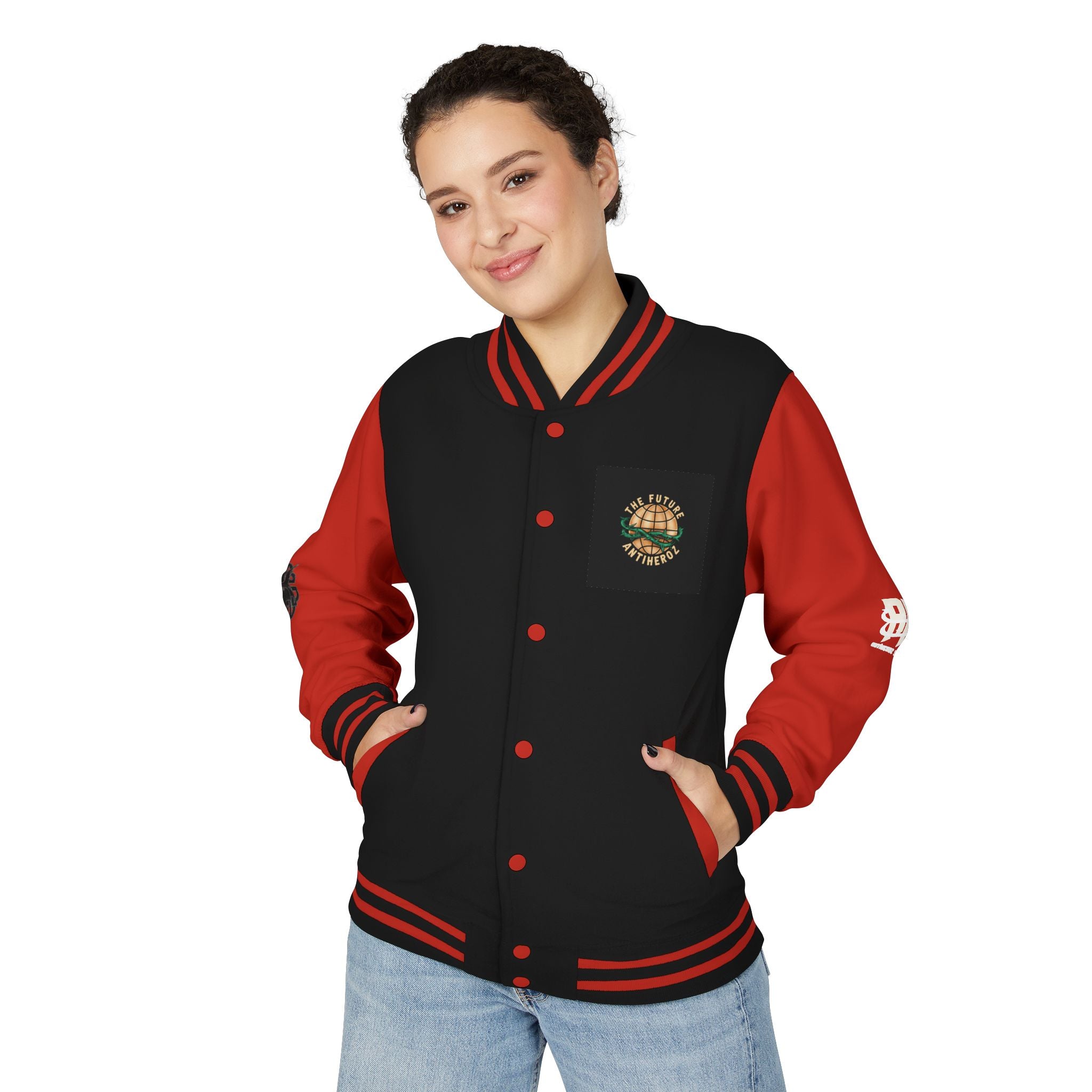 Members Only Letterman Jacket — Globe Crest Varsity Jacket