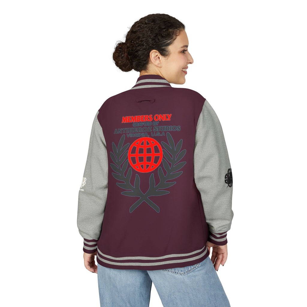 Members Only Letterman Jacket — Globe Crest Varsity Jacket