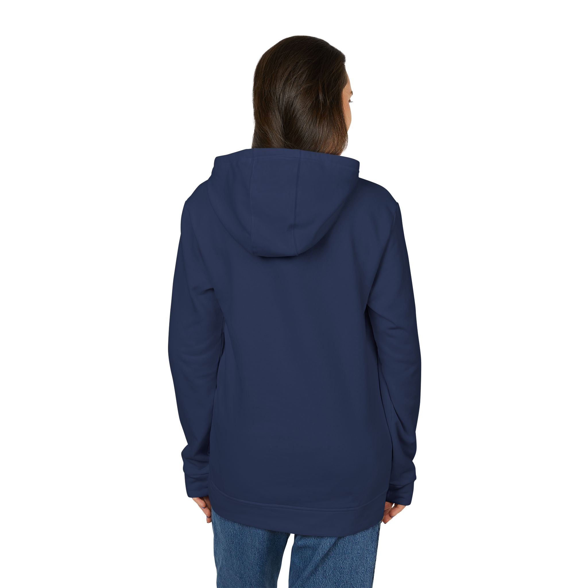 Anti Box Logo Hoodie — Minimal White Graphic Pullover