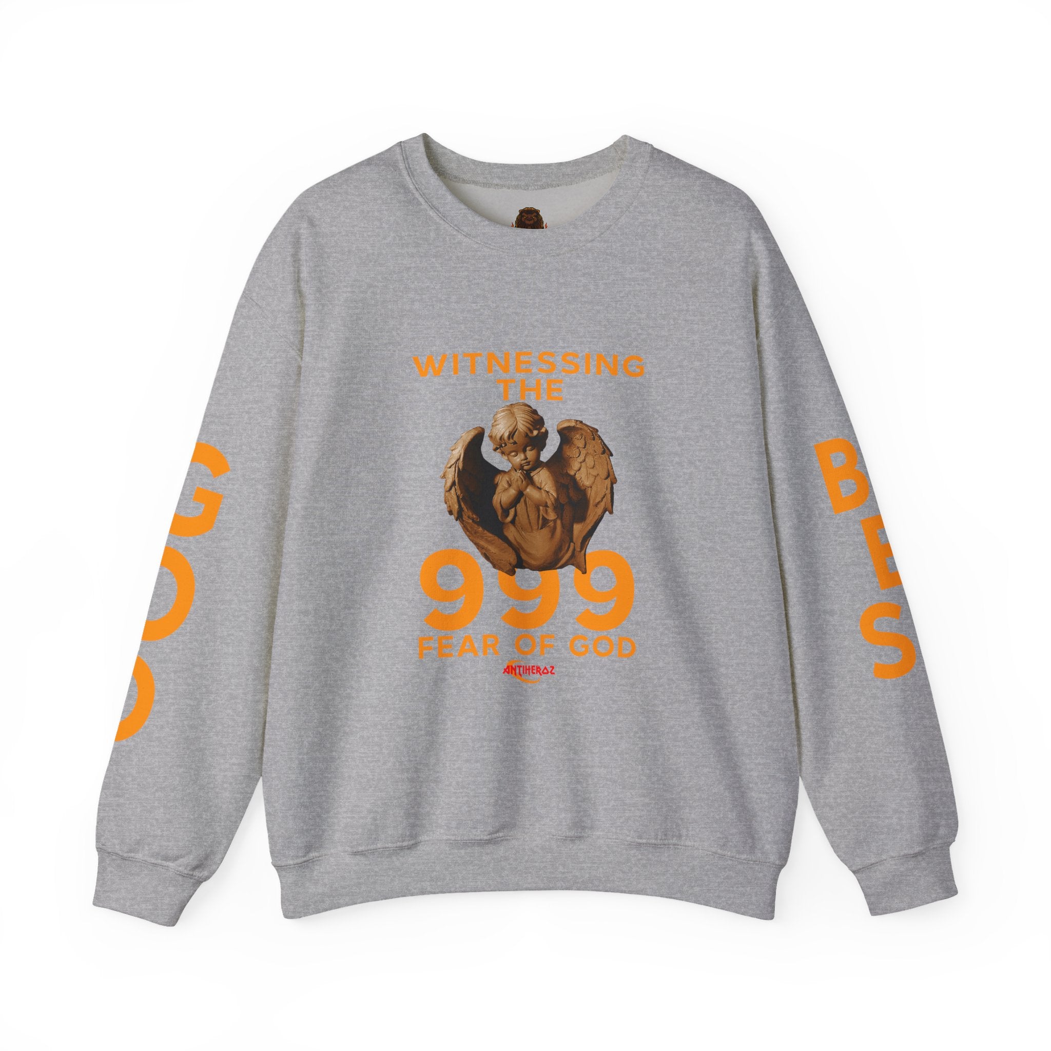 999 Antiheroz "Witness God" Crewneck Sweatshirt