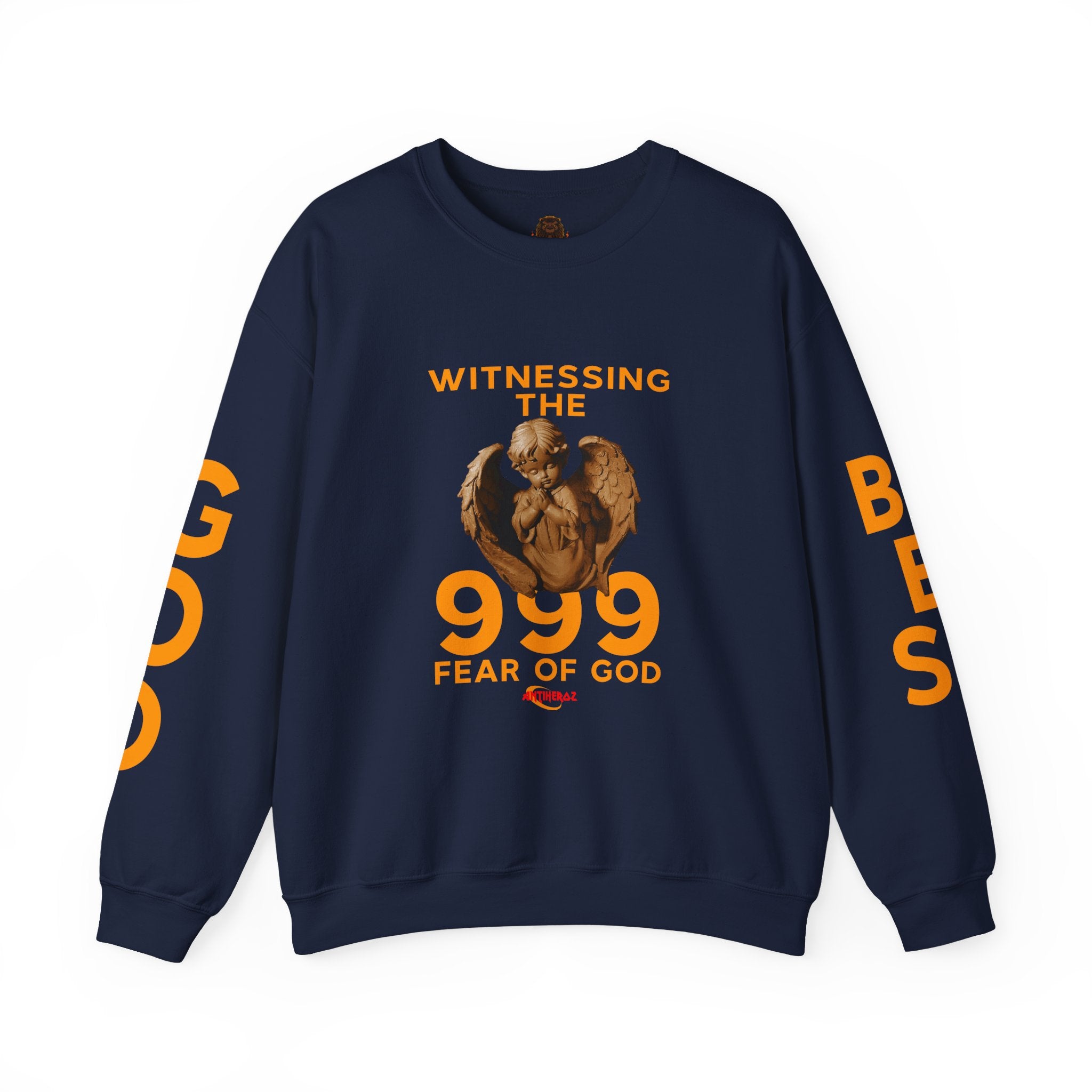 999 Antiheroz "Witness God" Crewneck Sweatshirt