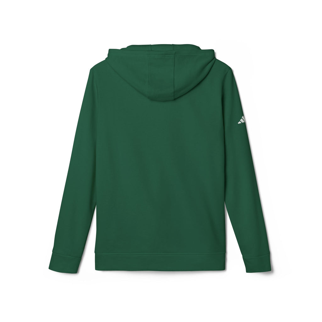 Anti Box Logo Hoodie — Minimal White Graphic Pullover