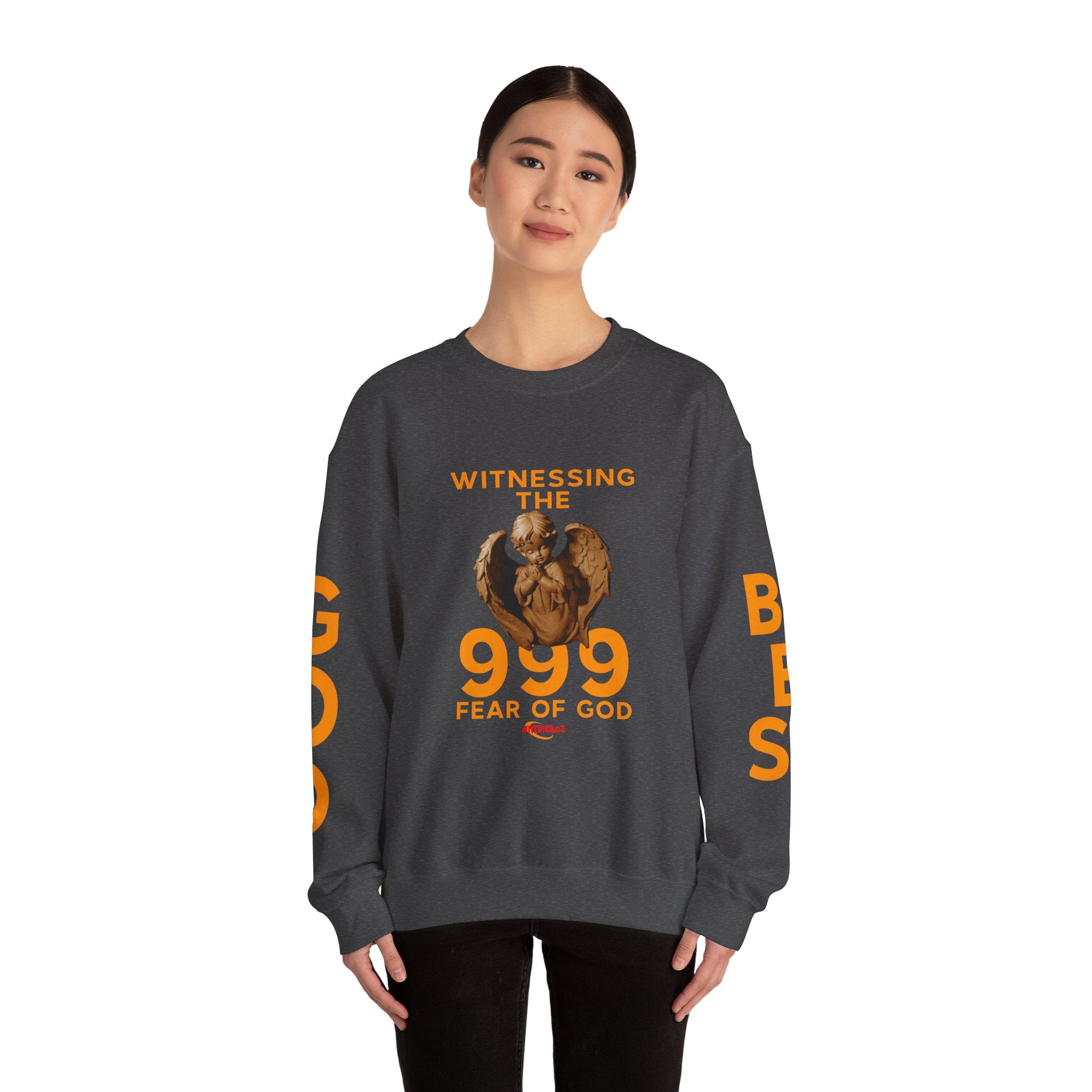 999 Antiheroz "Witness God" Crewneck Sweatshirt