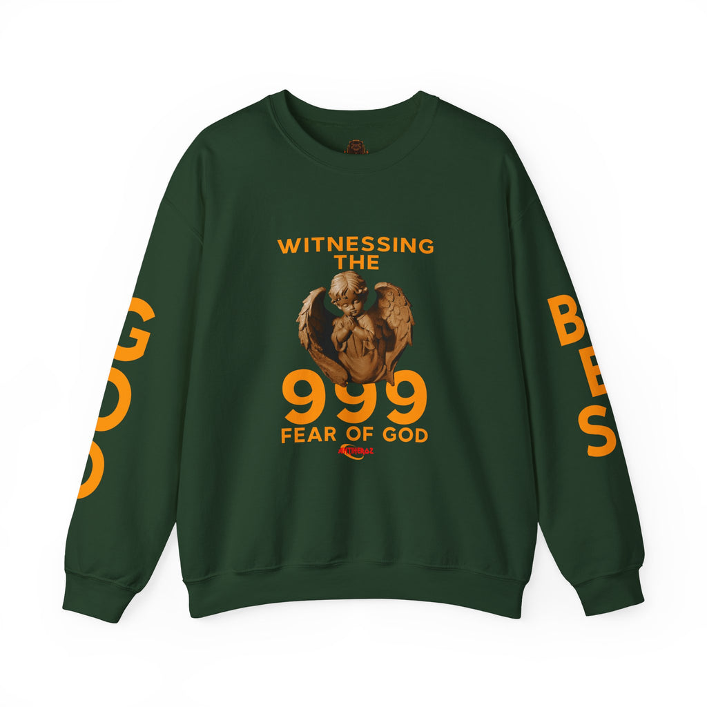 999 Antiheroz "Witness God" Crewneck Sweatshirt