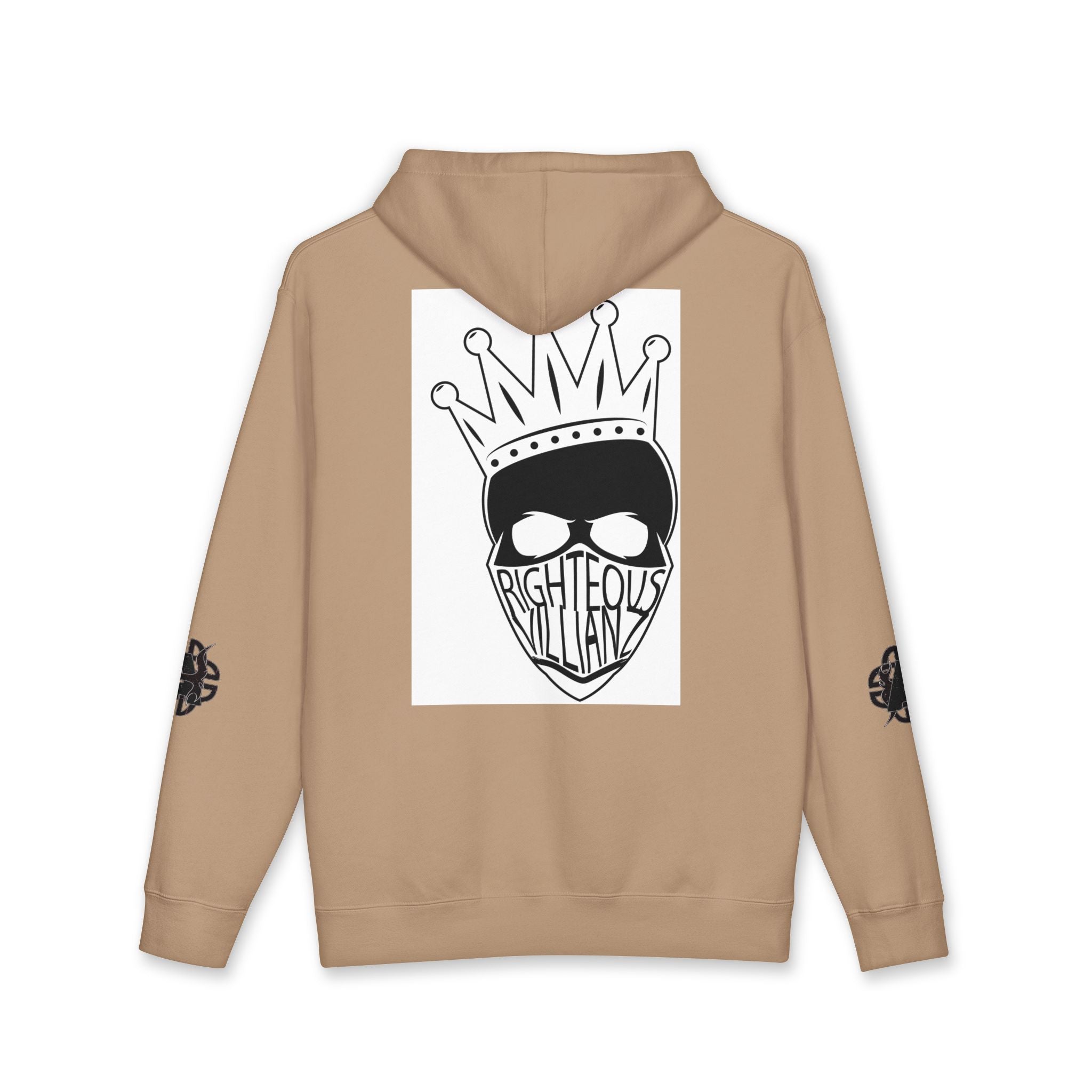Righteous Villainz Crown Skull Hoodie