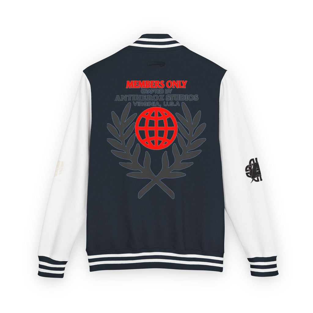 Members Only Letterman Jacket — Globe Crest Varsity Jacket