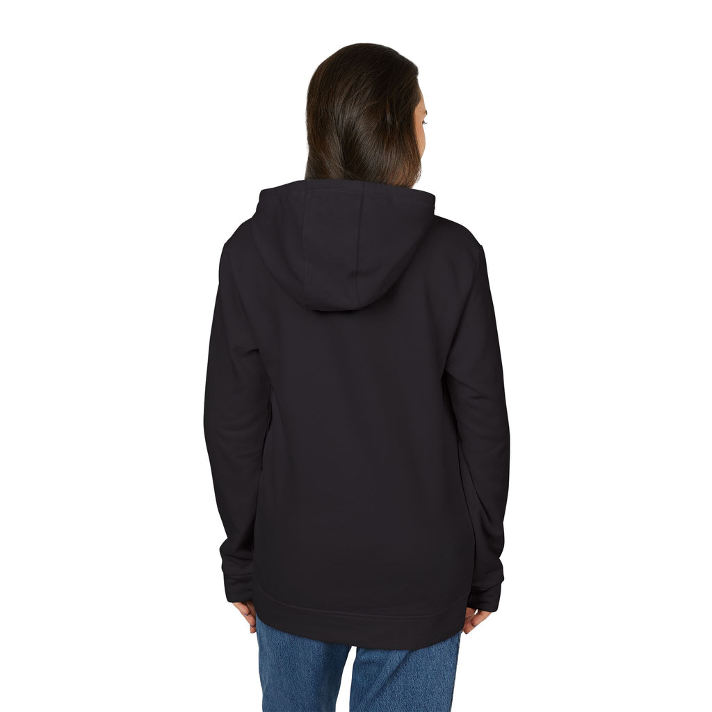 Anti Box Logo Hoodie — Minimal White Graphic Pullover