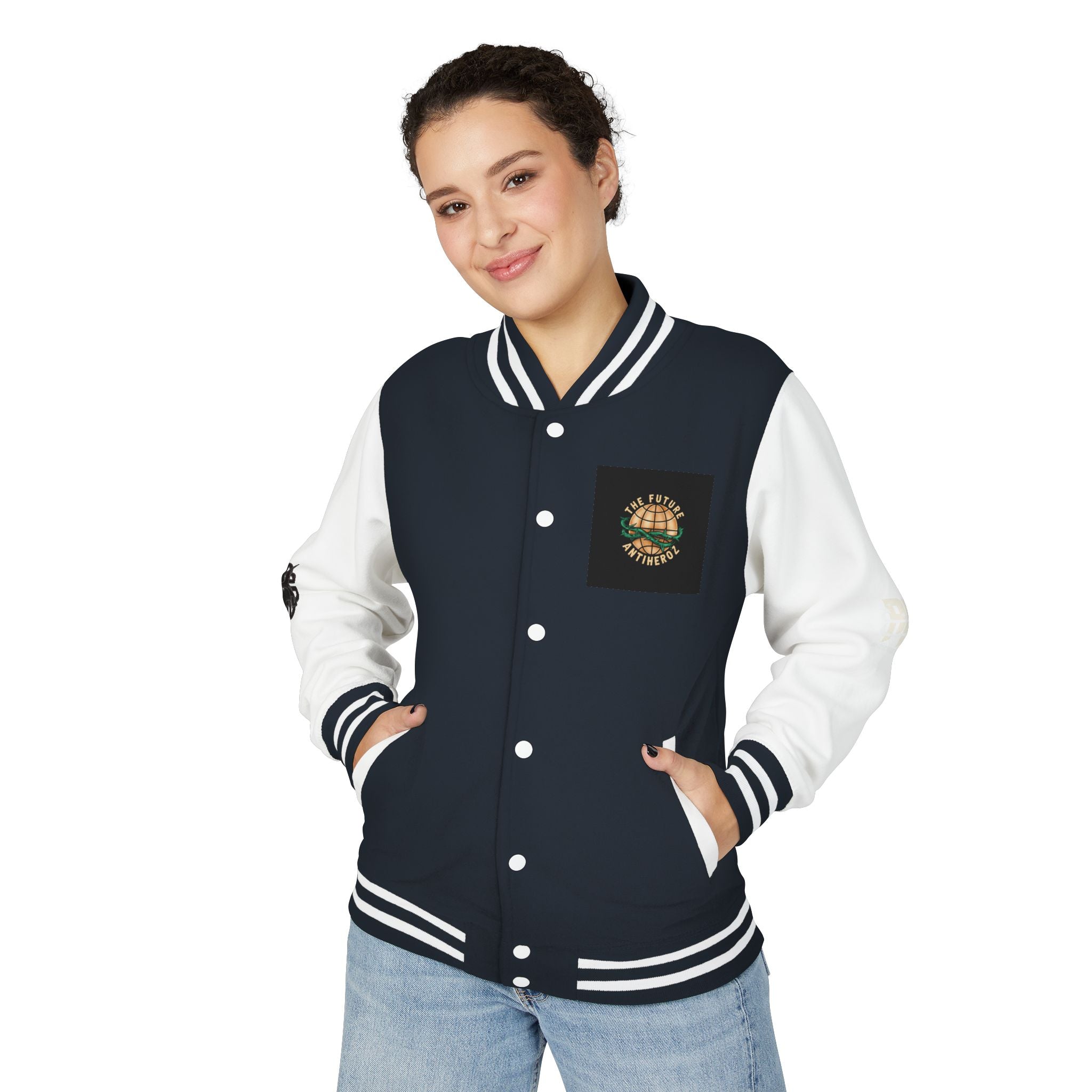 Members Only Letterman Jacket — Globe Crest Varsity Jacket