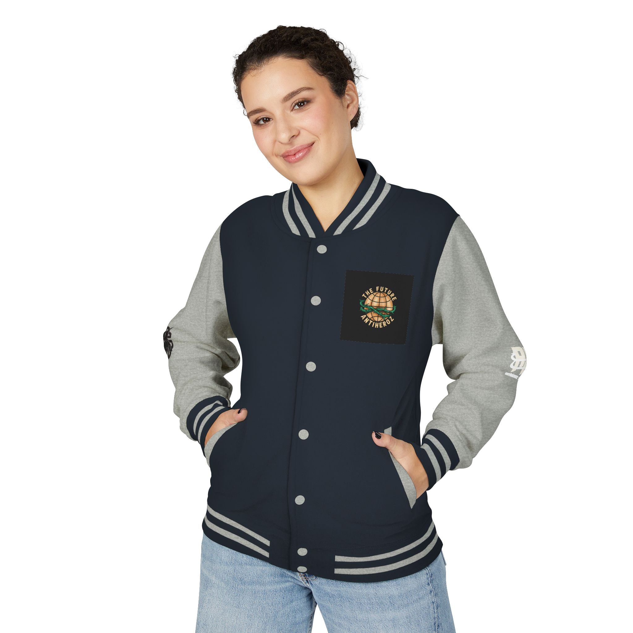 Members Only Letterman Jacket — Globe Crest Varsity Jacket