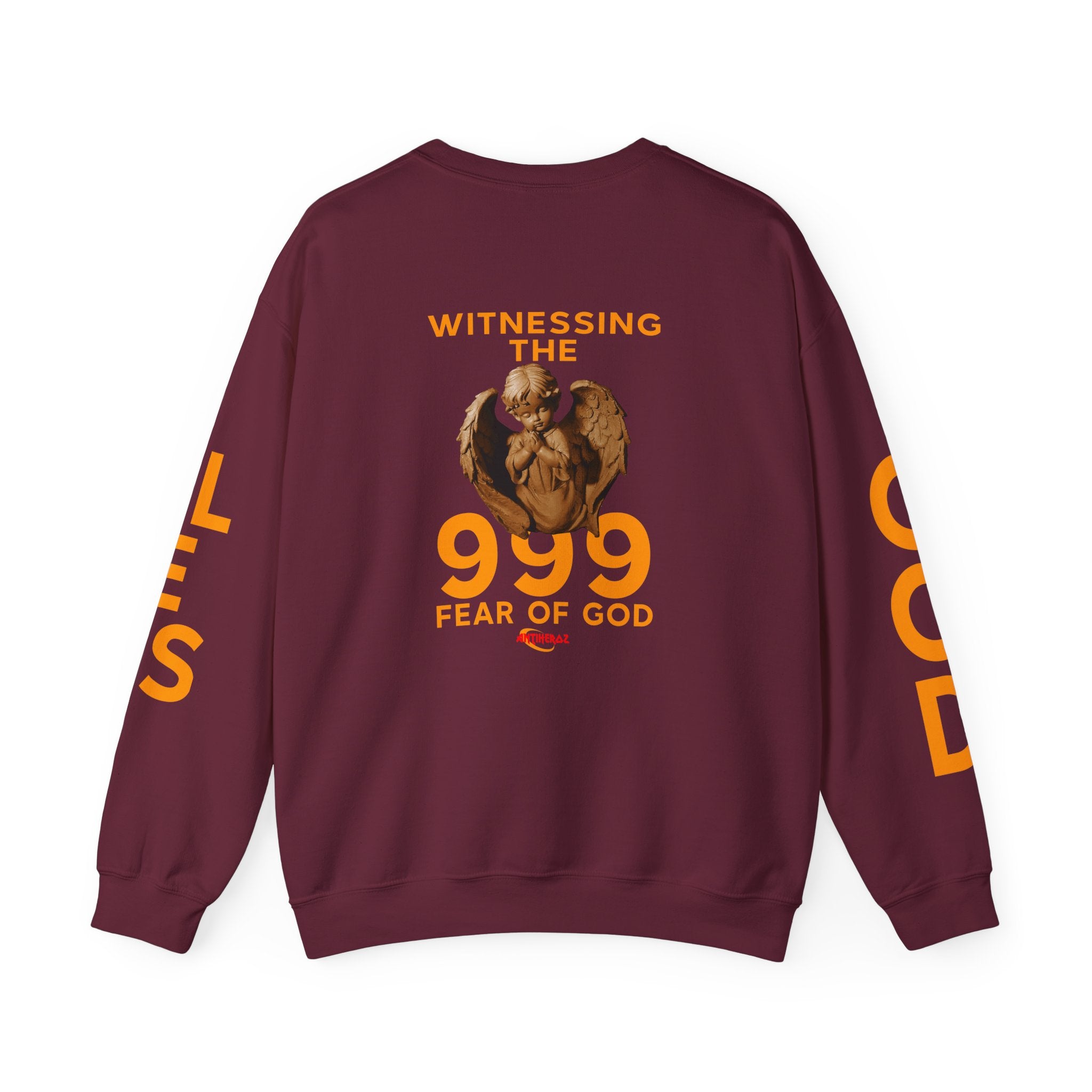 999 Antiheroz "Witness God" Crewneck Sweatshirt