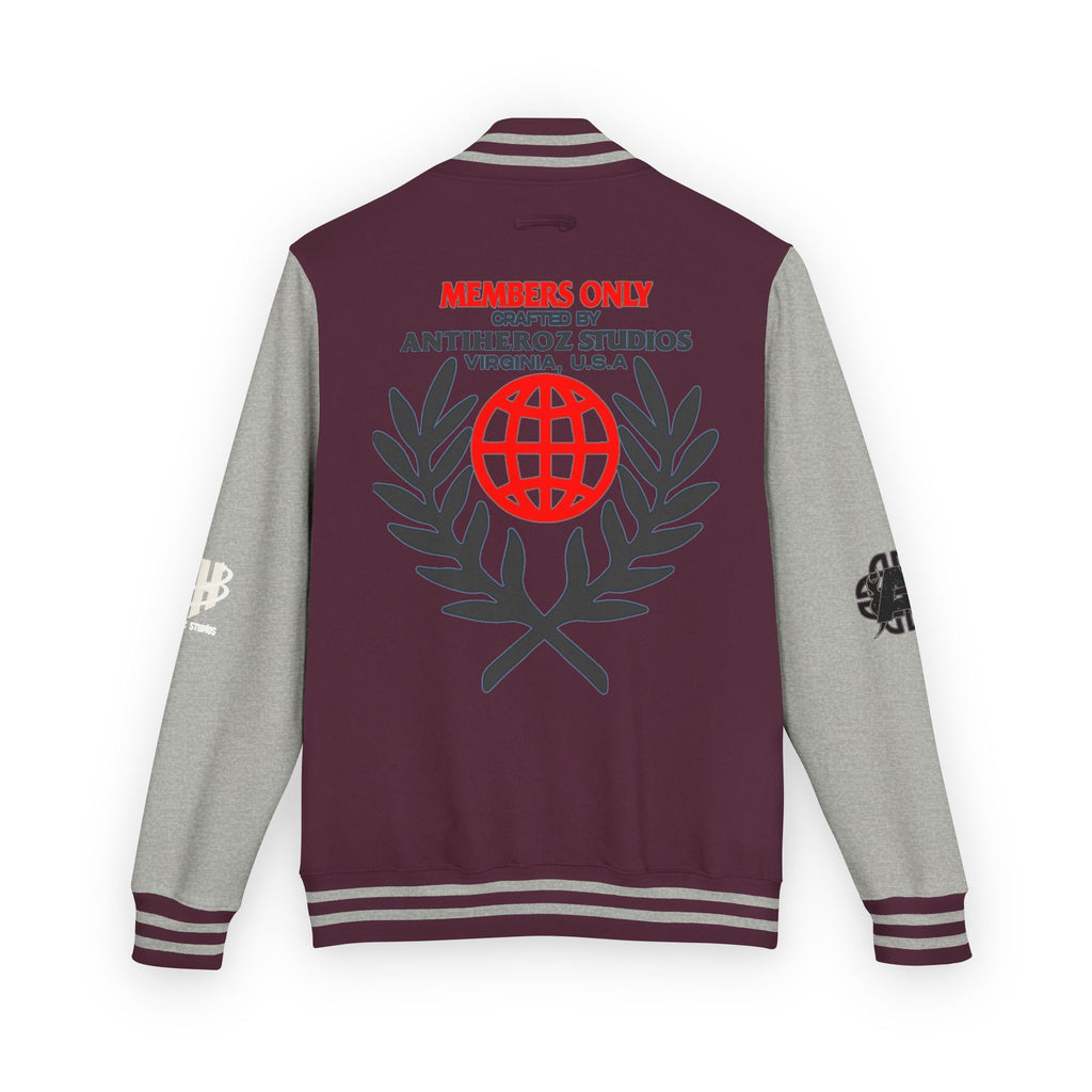 Members Only Letterman Jacket — Globe Crest Varsity Jacket