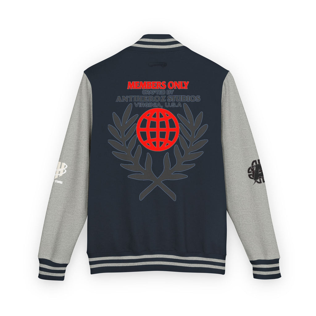 Members Only Letterman Jacket — Globe Crest Varsity Jacket