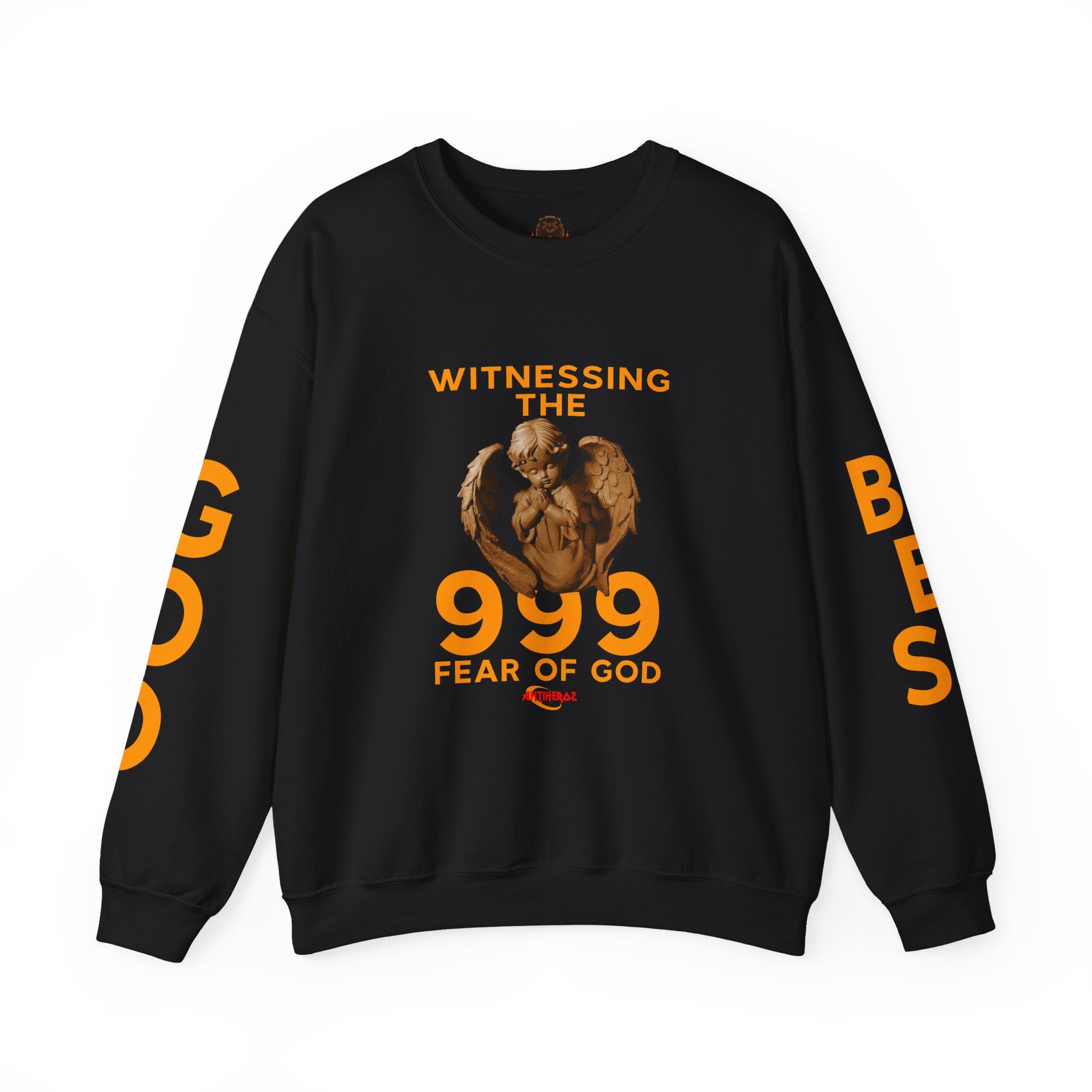 999 Antiheroz "Witness God" Crewneck Sweatshirt