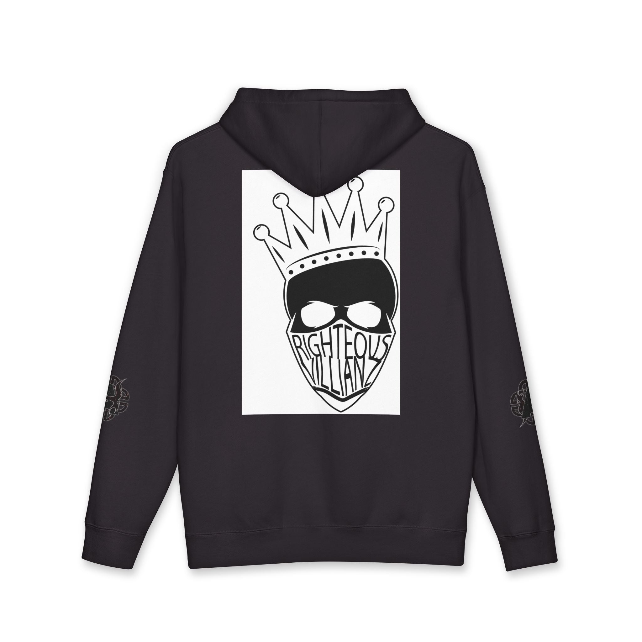 Righteous Villainz Crown Skull Hoodie