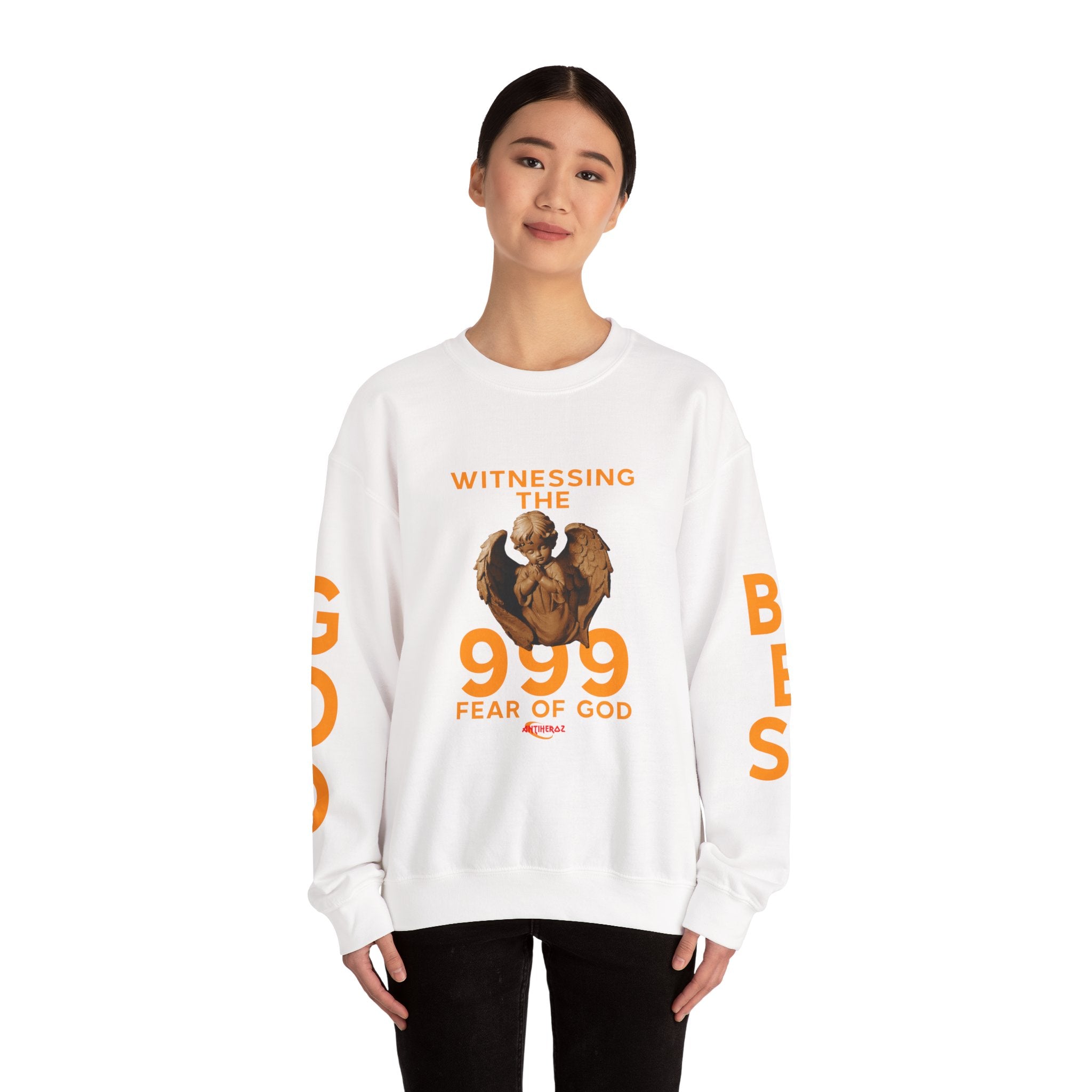 999 Antiheroz "Witness God" Crewneck Sweatshirt
