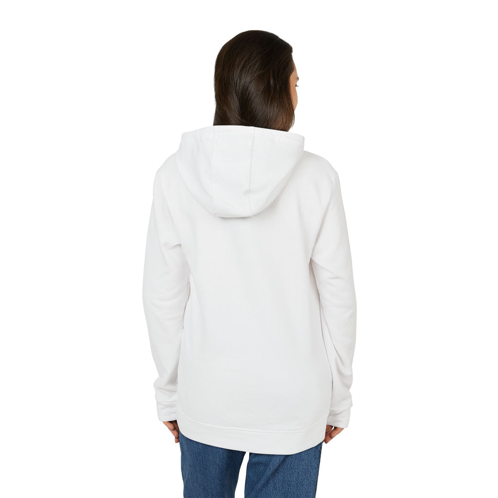 Anti Box Logo Hoodie — Minimal White Graphic Pullover