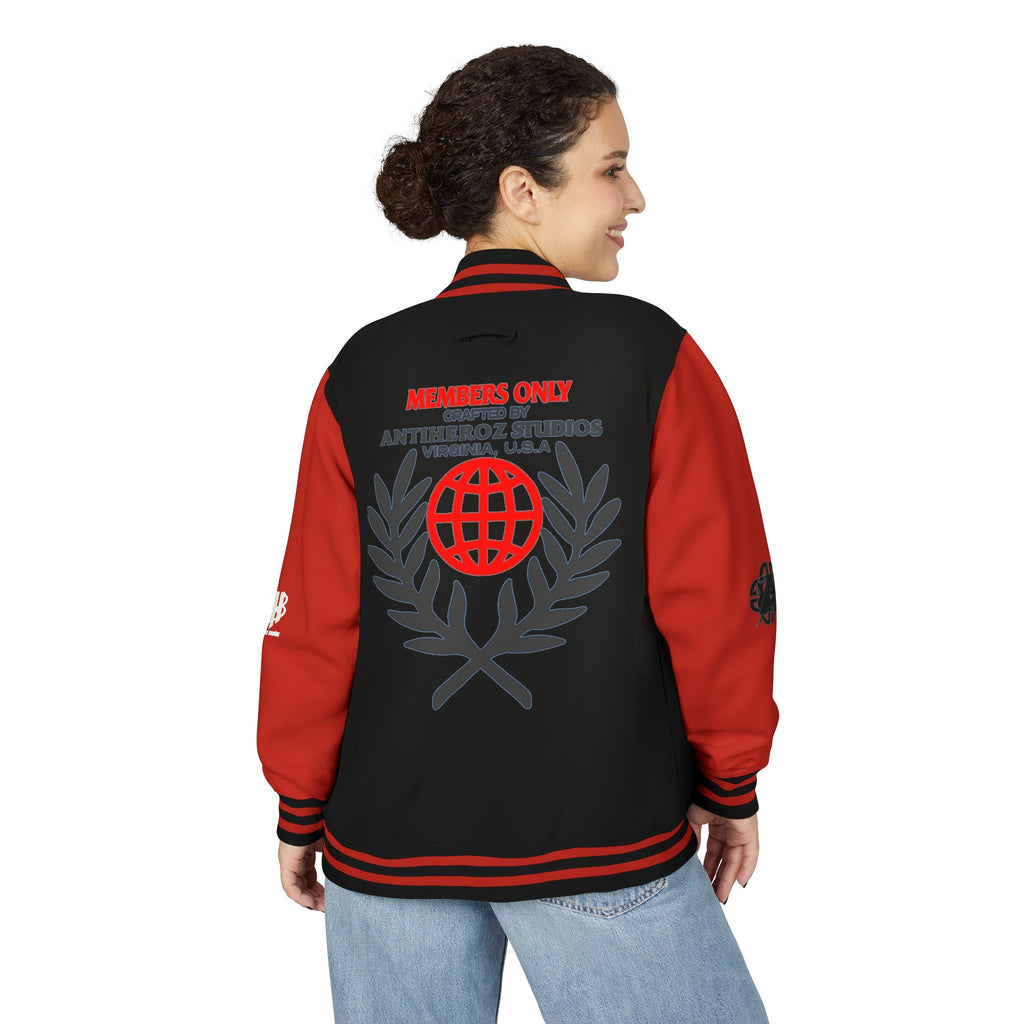 Members Only Letterman Jacket — Globe Crest Varsity Jacket