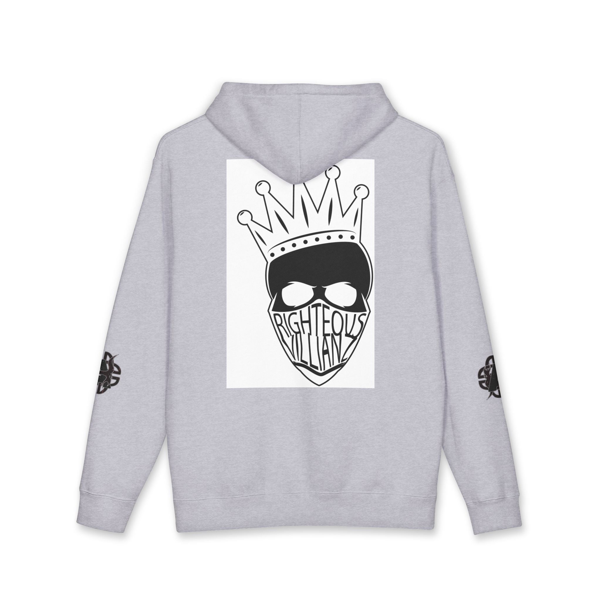 Righteous Villainz Crown Skull Hoodie