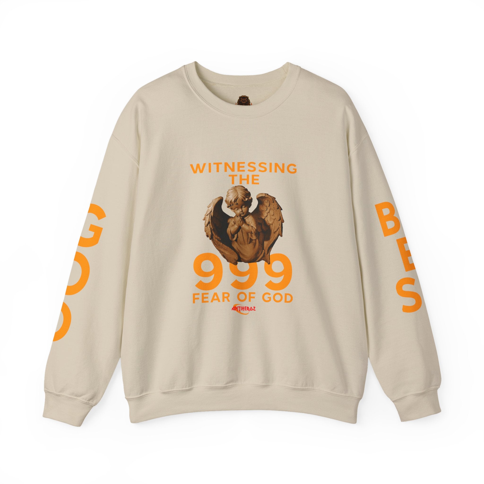 999 Antiheroz "Witness God" Crewneck Sweatshirt