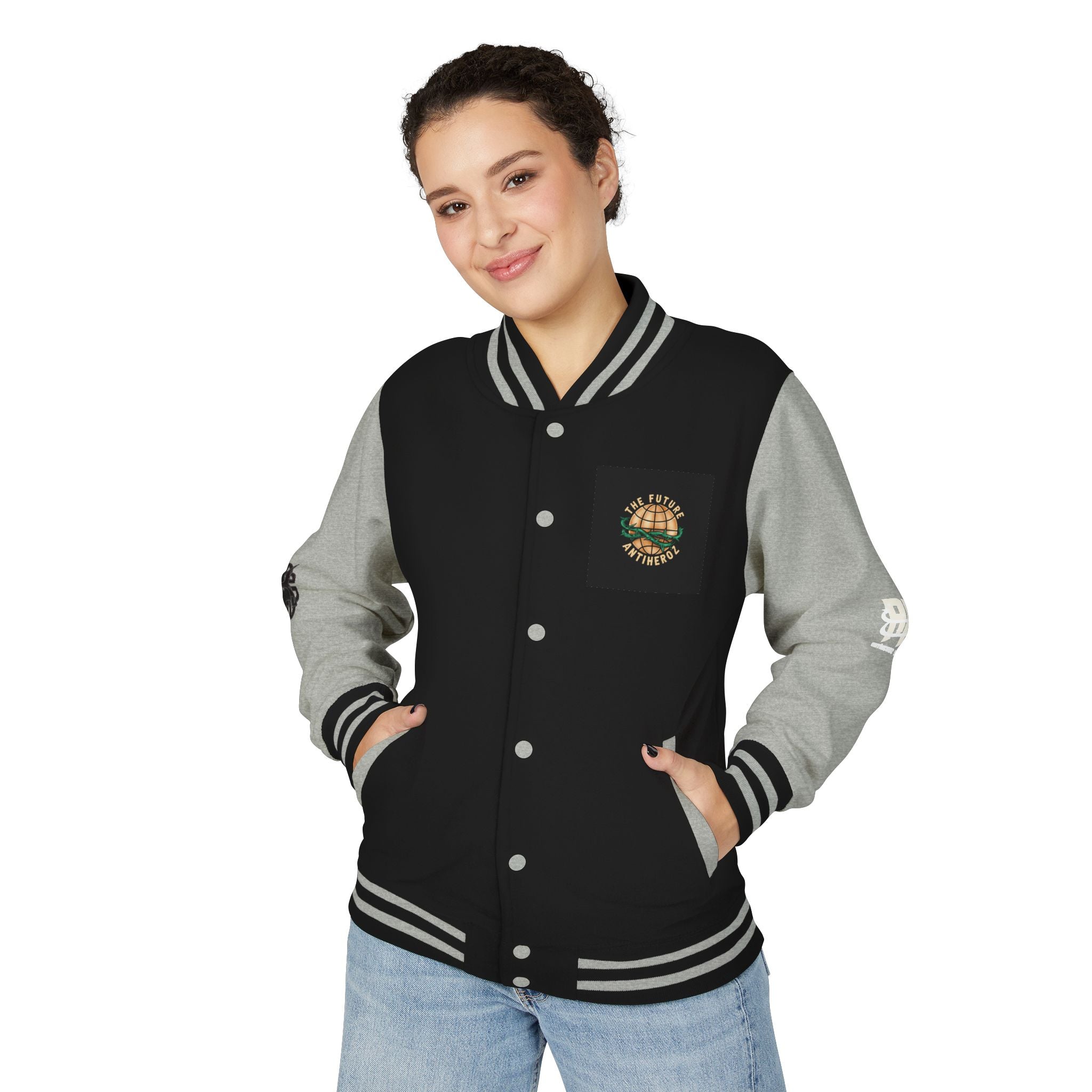 Members Only Letterman Jacket — Globe Crest Varsity Jacket