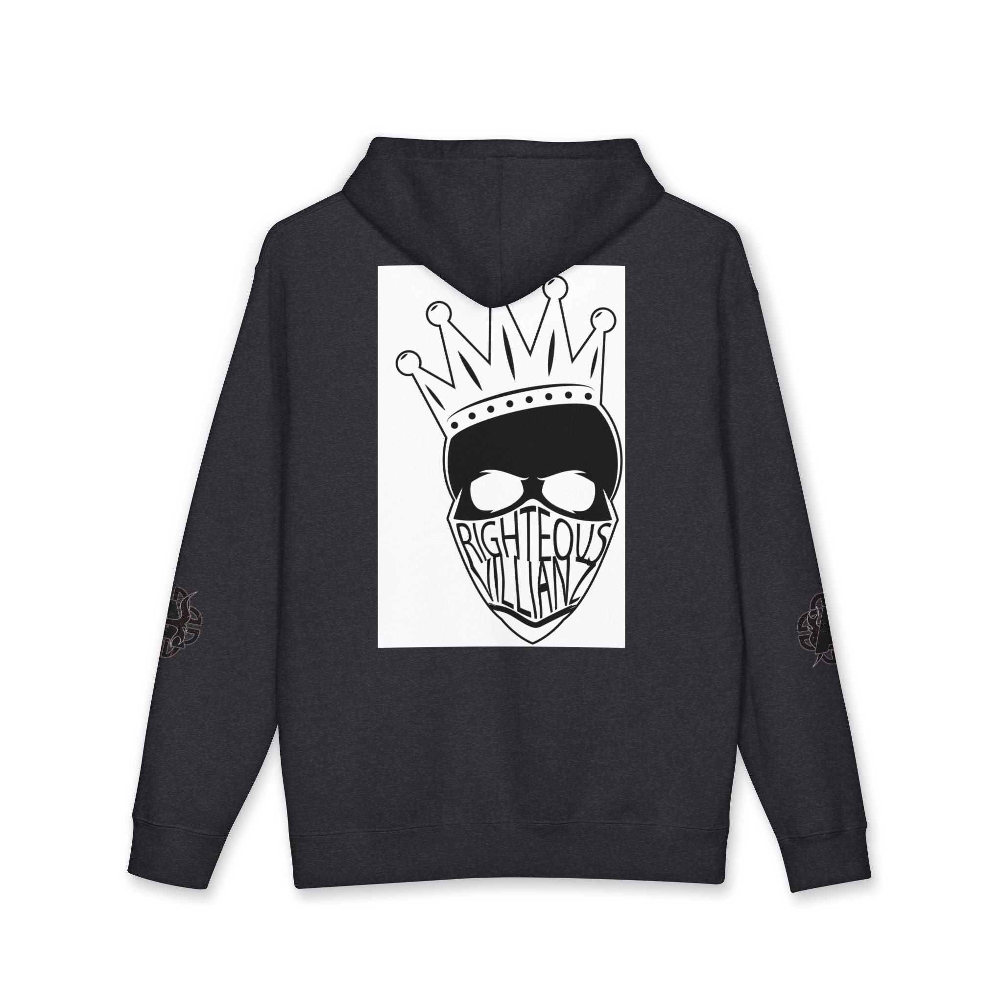 Righteous Villainz Crown Skull Hoodie